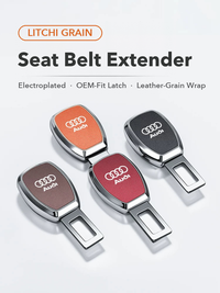 Audi Signature Seat Belt Extender – Nappa-Grain Chrome Edition
