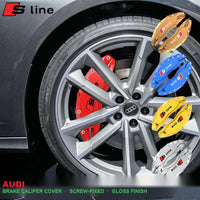 Cubiertas de pinzas de freno Audi S-Line – Para A3, Q2, Q3, A4L, A5, Q5, A6L, A7 y TT