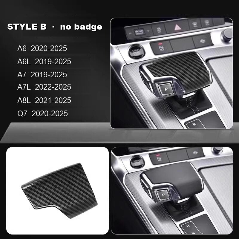Audi gear knob cover Style B no badge