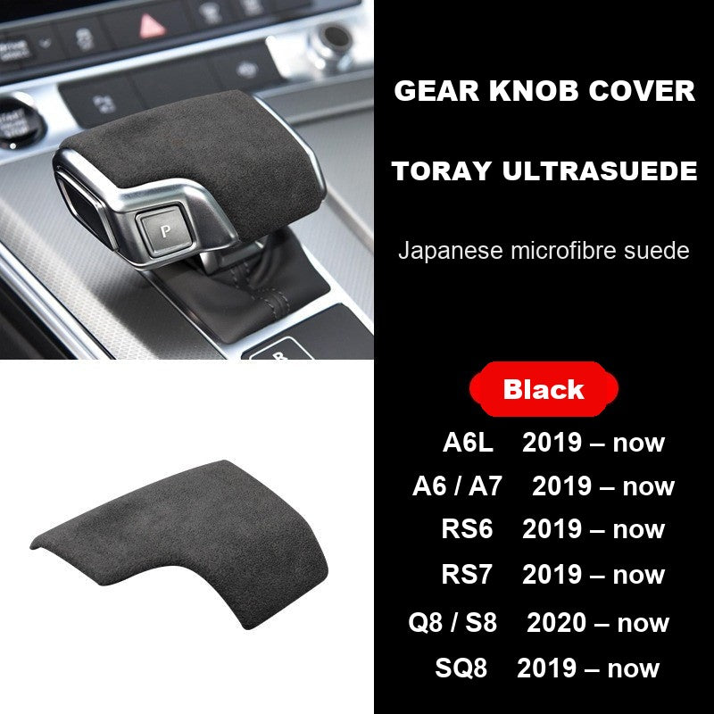 Audi Toray Ultrasuede gear knob cover fitment