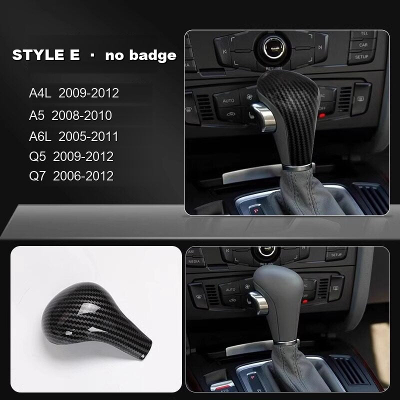 Audi gear knob cover Style E no badge