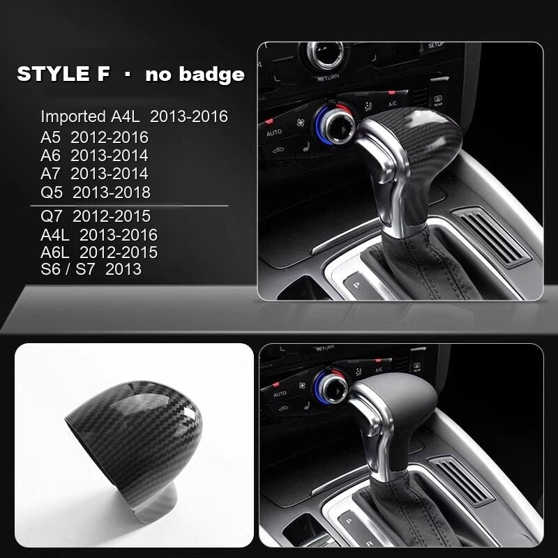 Audi gear knob cover Style F no badge