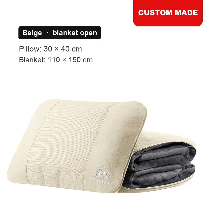 Maybach lumbar pillow blanket Beige