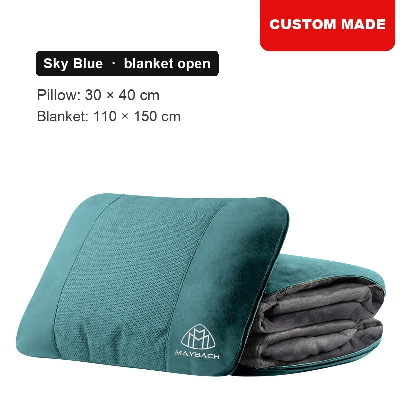 Maybach lumbar pillow blanket Sky Blue