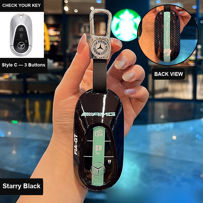 Style C AMG key case in Starry Black