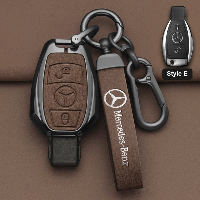 Style E Chestnut Brown key case