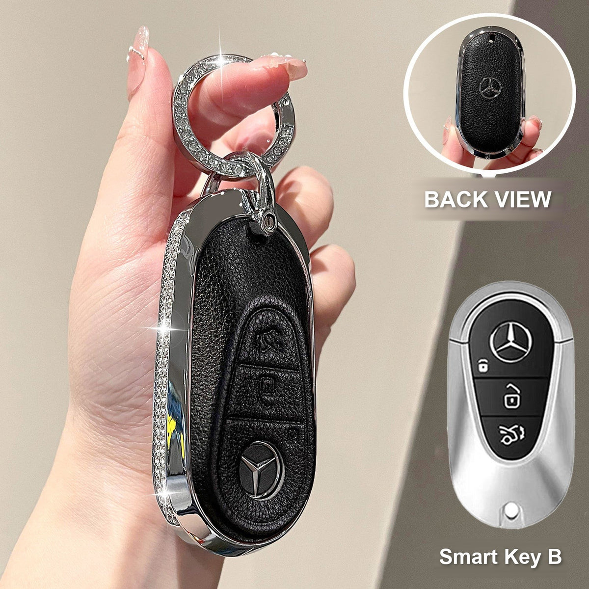 Smart Key B Premium Black with crystal rings