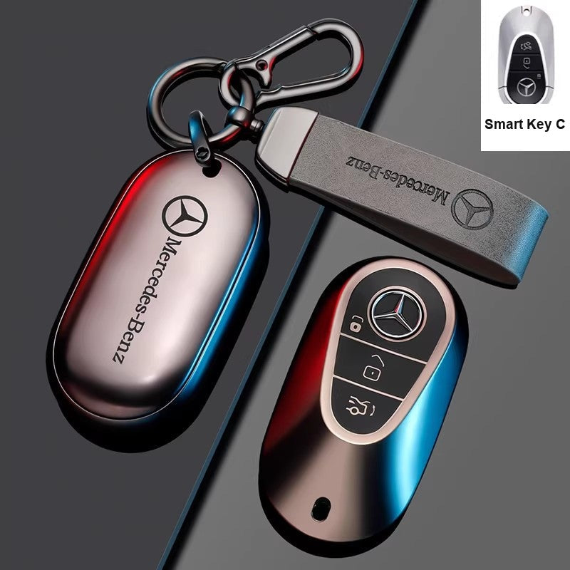 Smart Key C with logo strap and figure-8 buckle