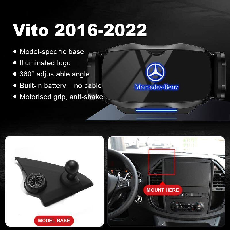 Mercedes-Benz electric phone holder 39
