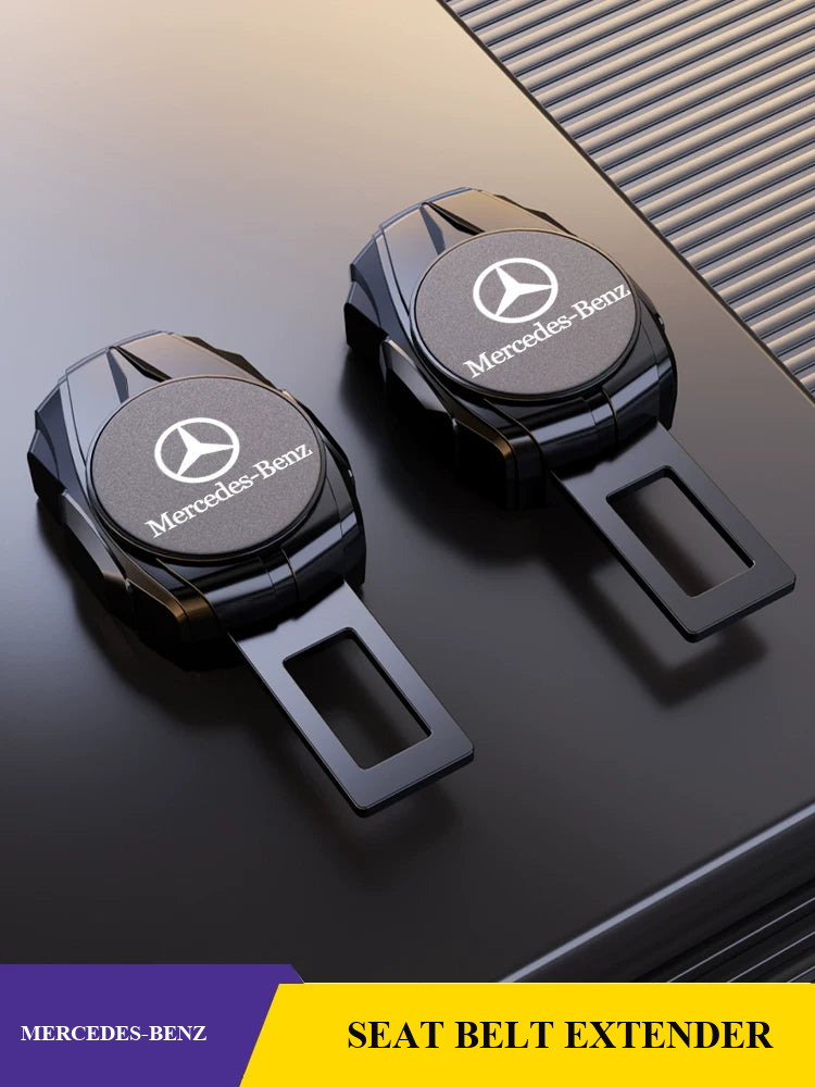 Mercedes-Benz seat belt extender pair in matte black