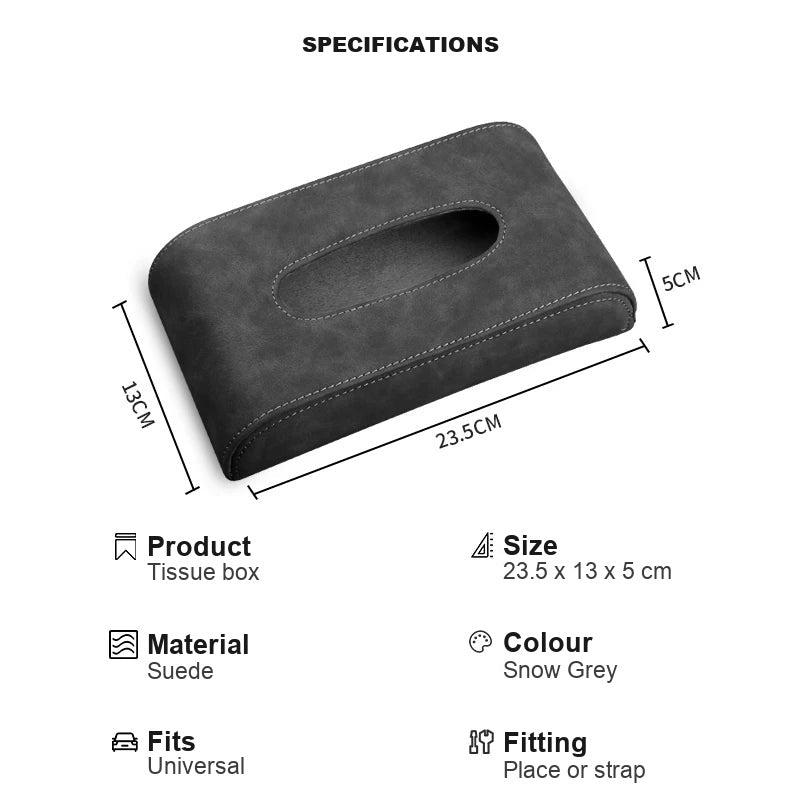 Audi suede tissue box specifications