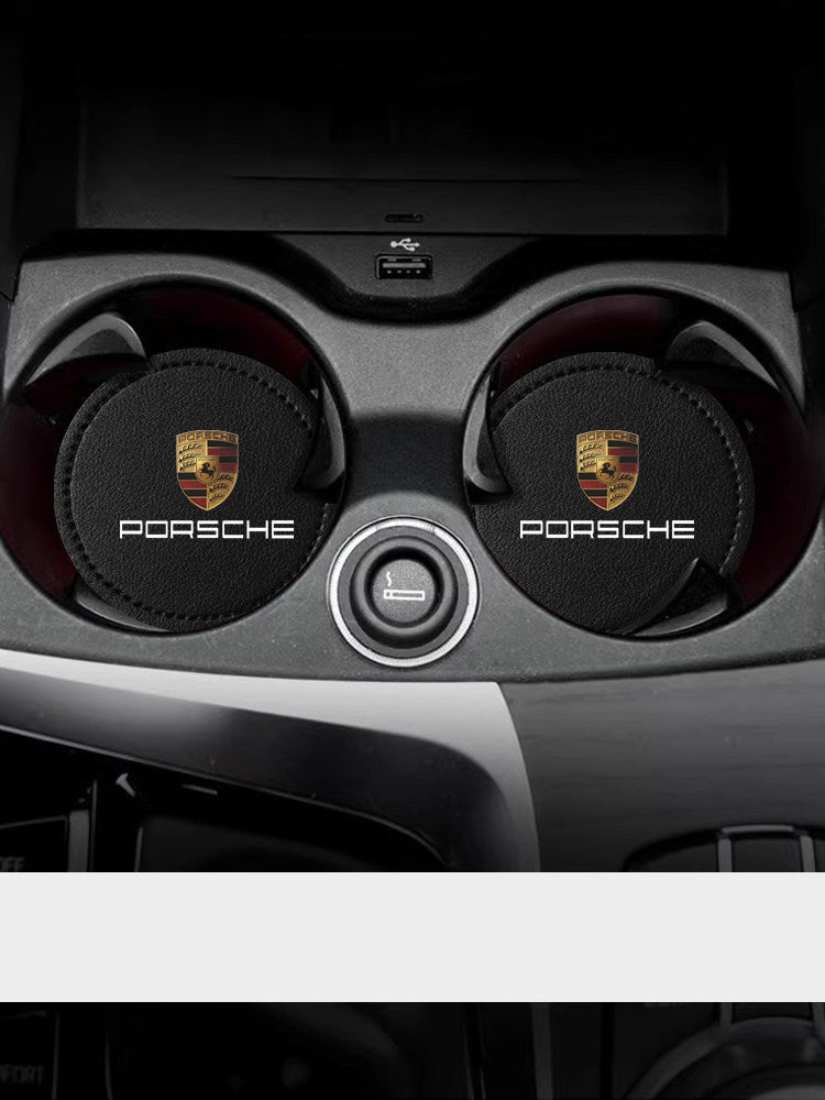 Set de posavasos de cuero Porsche