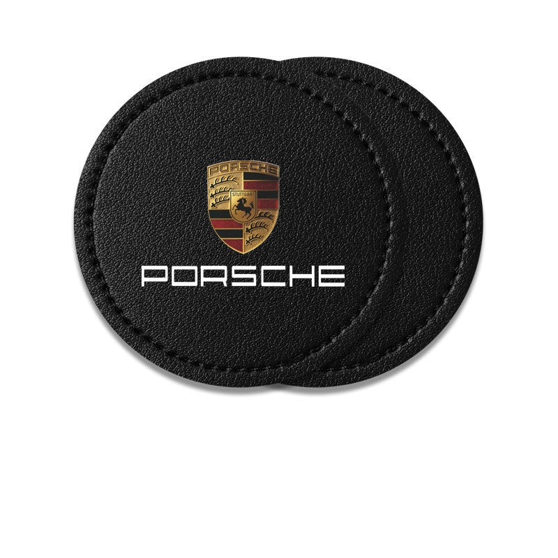 Set de posavasos de cuero Porsche