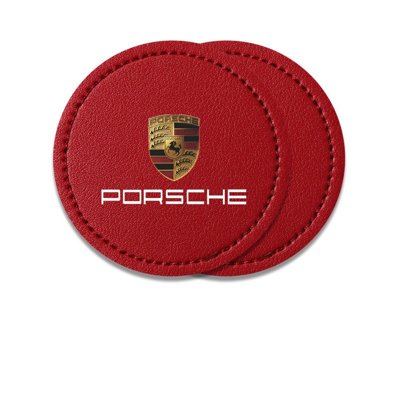 Set de posavasos de cuero Porsche
