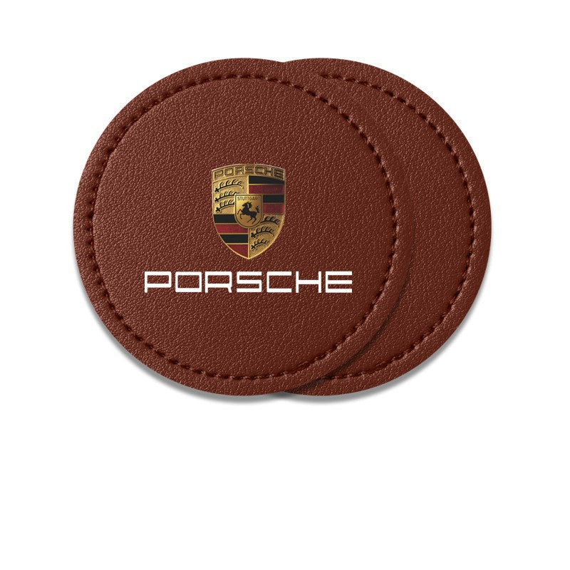 Set de posavasos de cuero Porsche