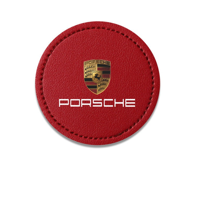 Set de posavasos de cuero Porsche