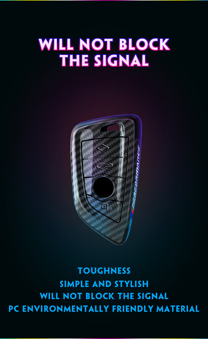 BMW carbon fiber key cover does not block key signal