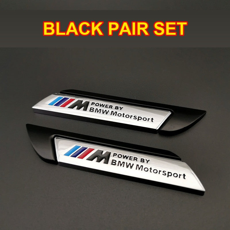 شارات جانب الرفرف BMW M Power - طقم زوجي