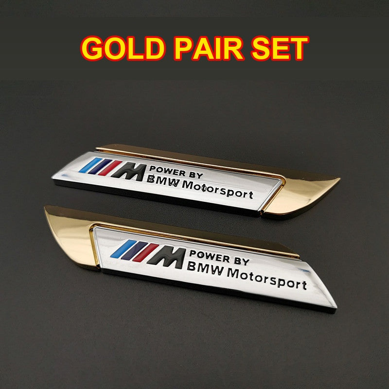 شارات جانب الرفرف BMW M Power - طقم زوجي