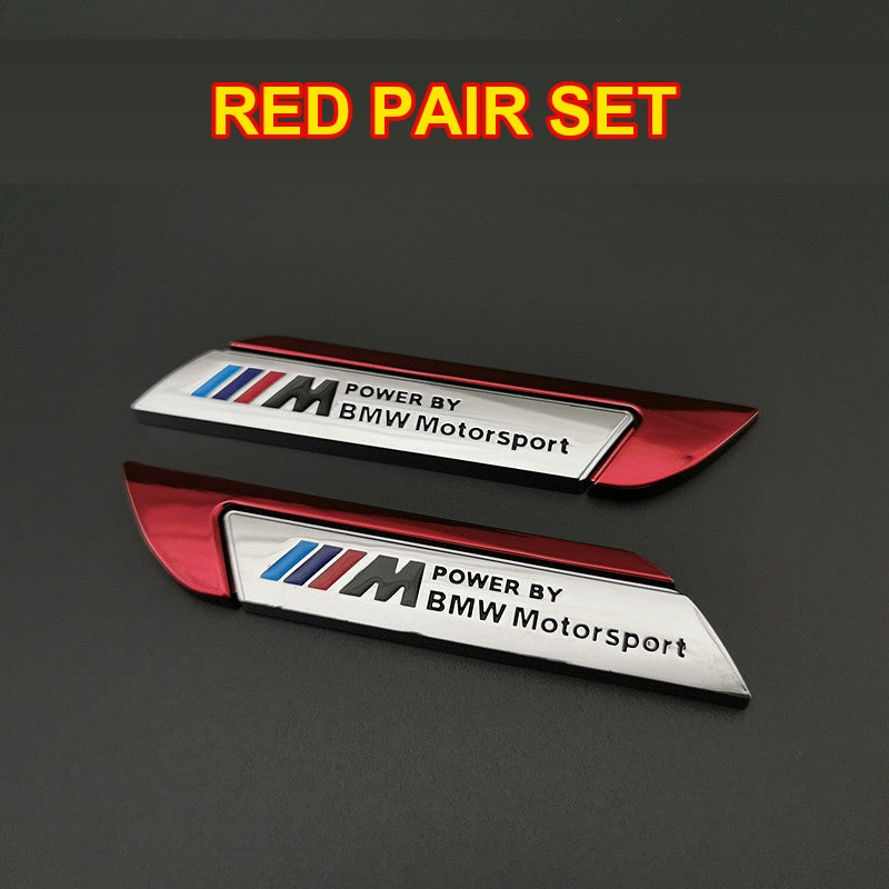 شارات جانب الرفرف BMW M Power - طقم زوجي