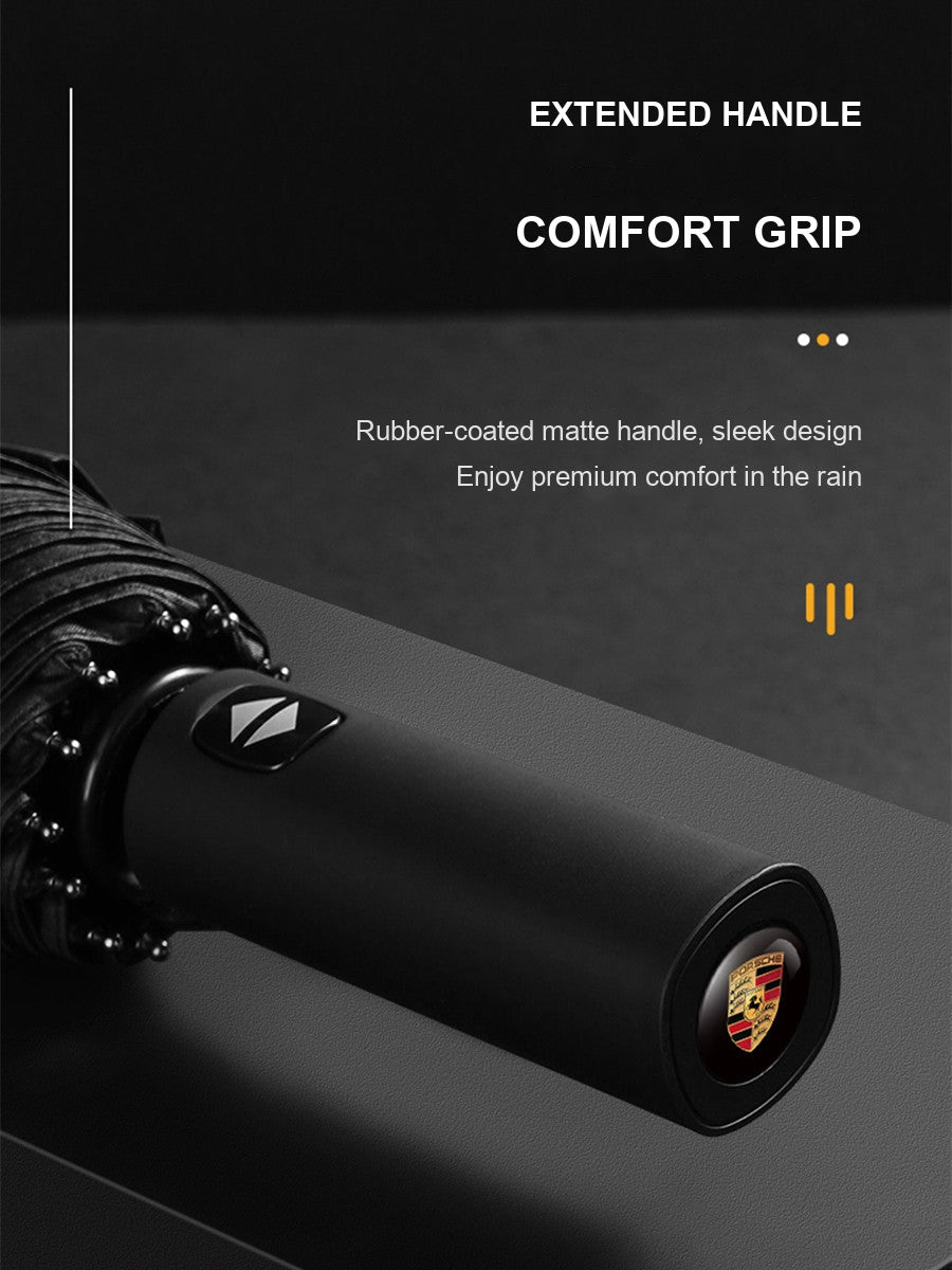 Porsche Automatic Folding Umbrella - Original 12 Rib Windproof
