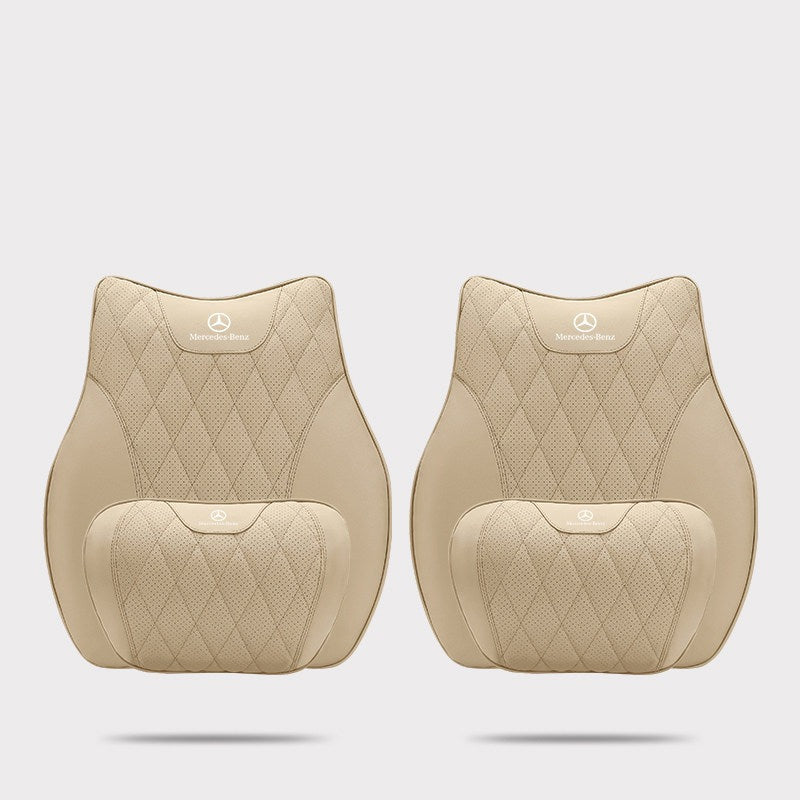 Mercedes-Benz Headrest & Lumbar Support Cushion Set