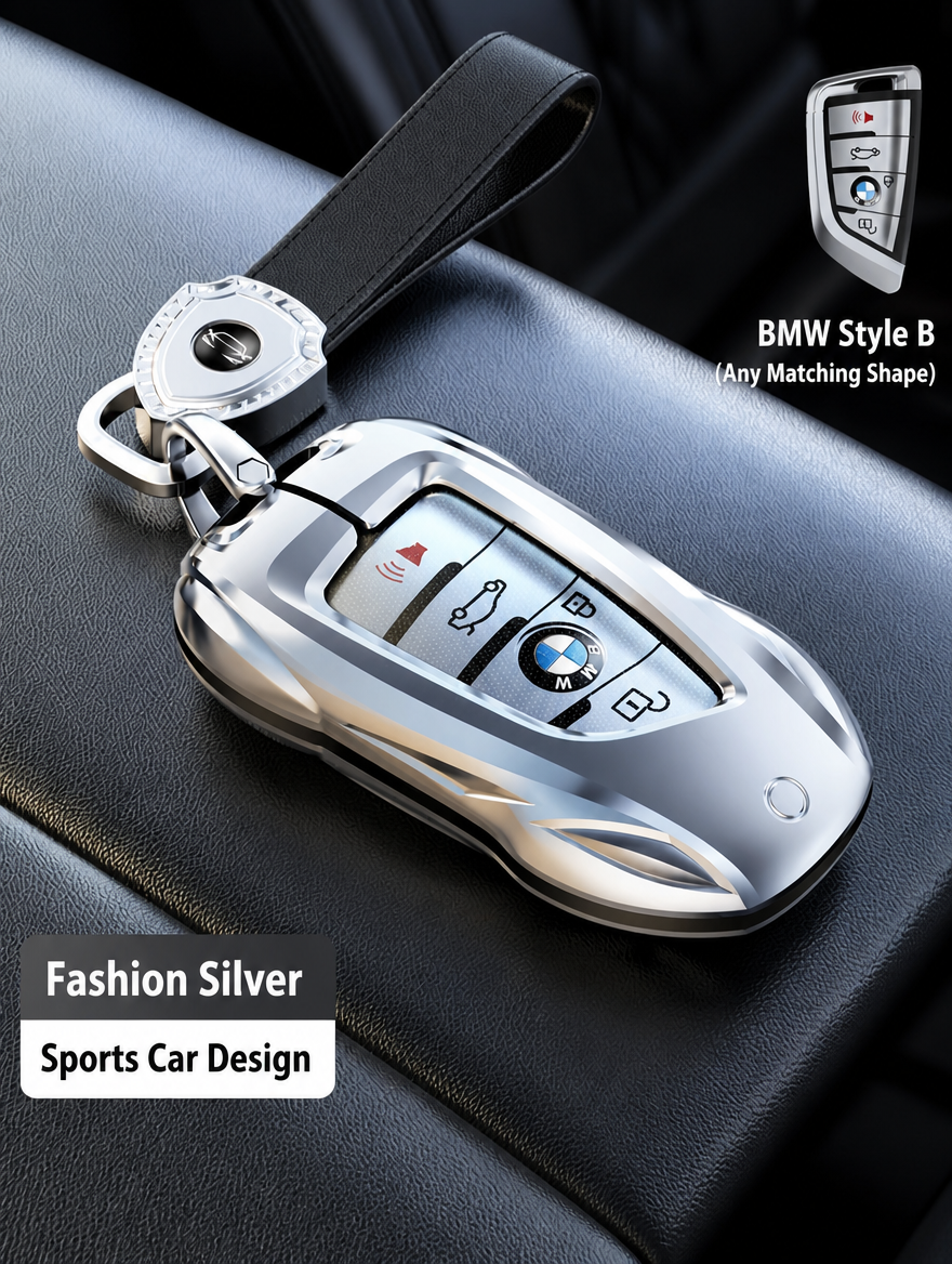 Чехол для ключа спортивного автомобиля BMW — корпус из цинкового сплава с брелоком