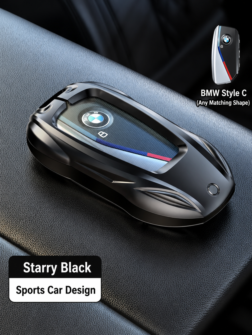 Чехол для ключа спортивного автомобиля BMW — корпус из цинкового сплава с брелоком