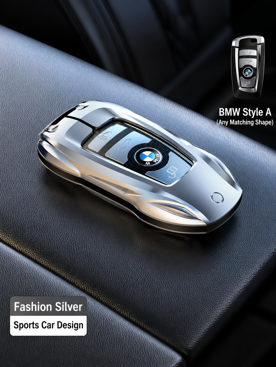 Чехол для ключа спортивного автомобиля BMW — корпус из цинкового сплава с брелоком