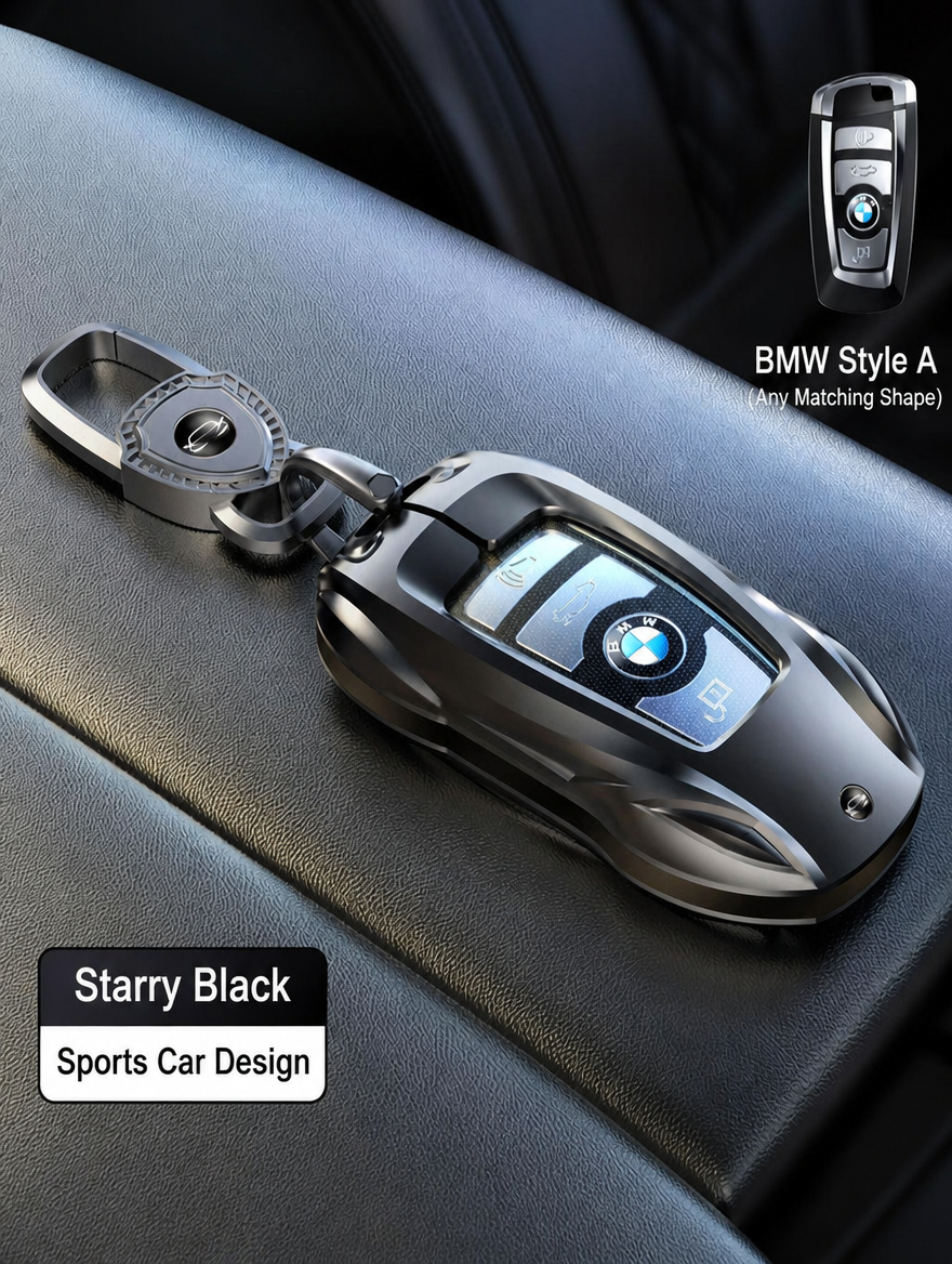 Чехол для ключа спортивного автомобиля BMW — корпус из цинкового сплава с брелоком
