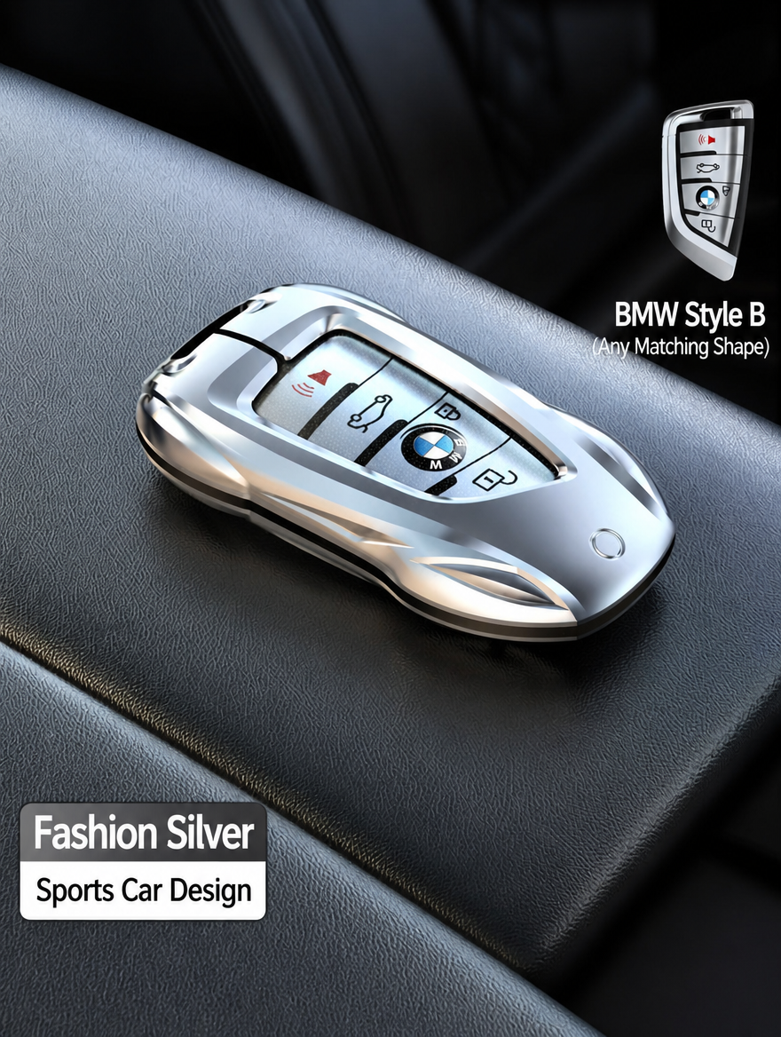 Чехол для ключа спортивного автомобиля BMW — корпус из цинкового сплава с брелоком