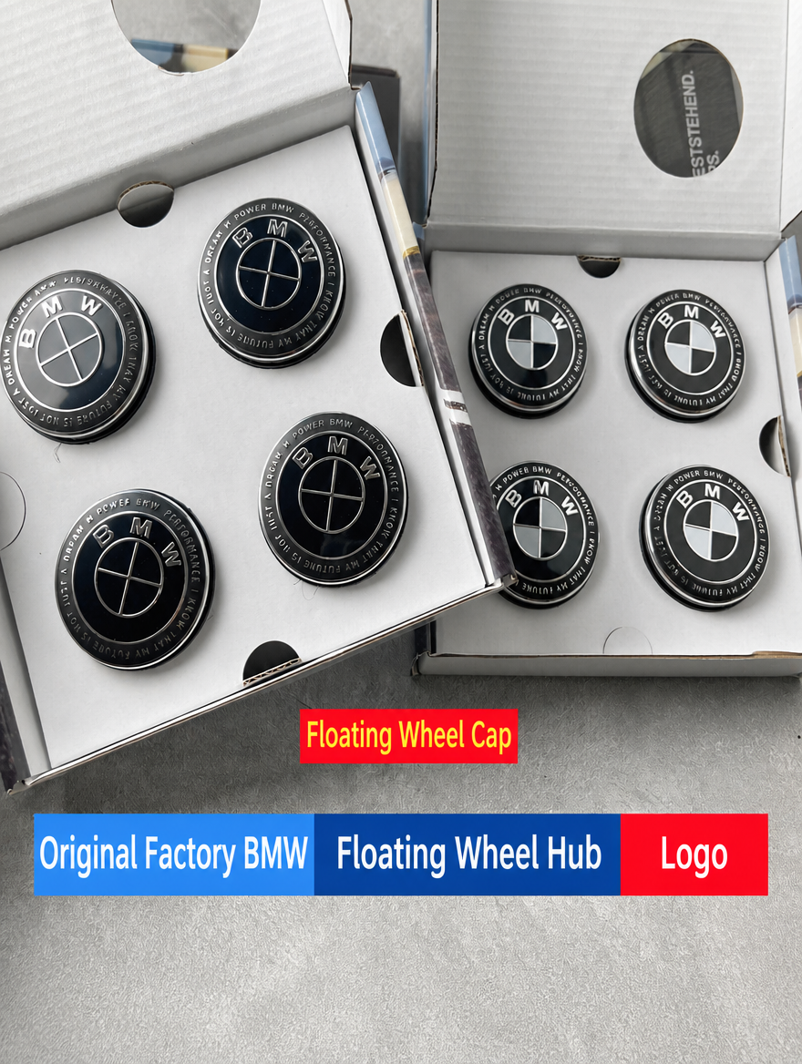Комплект плавающих колпачков ступиц BMW — 56 мм / 68 мм
