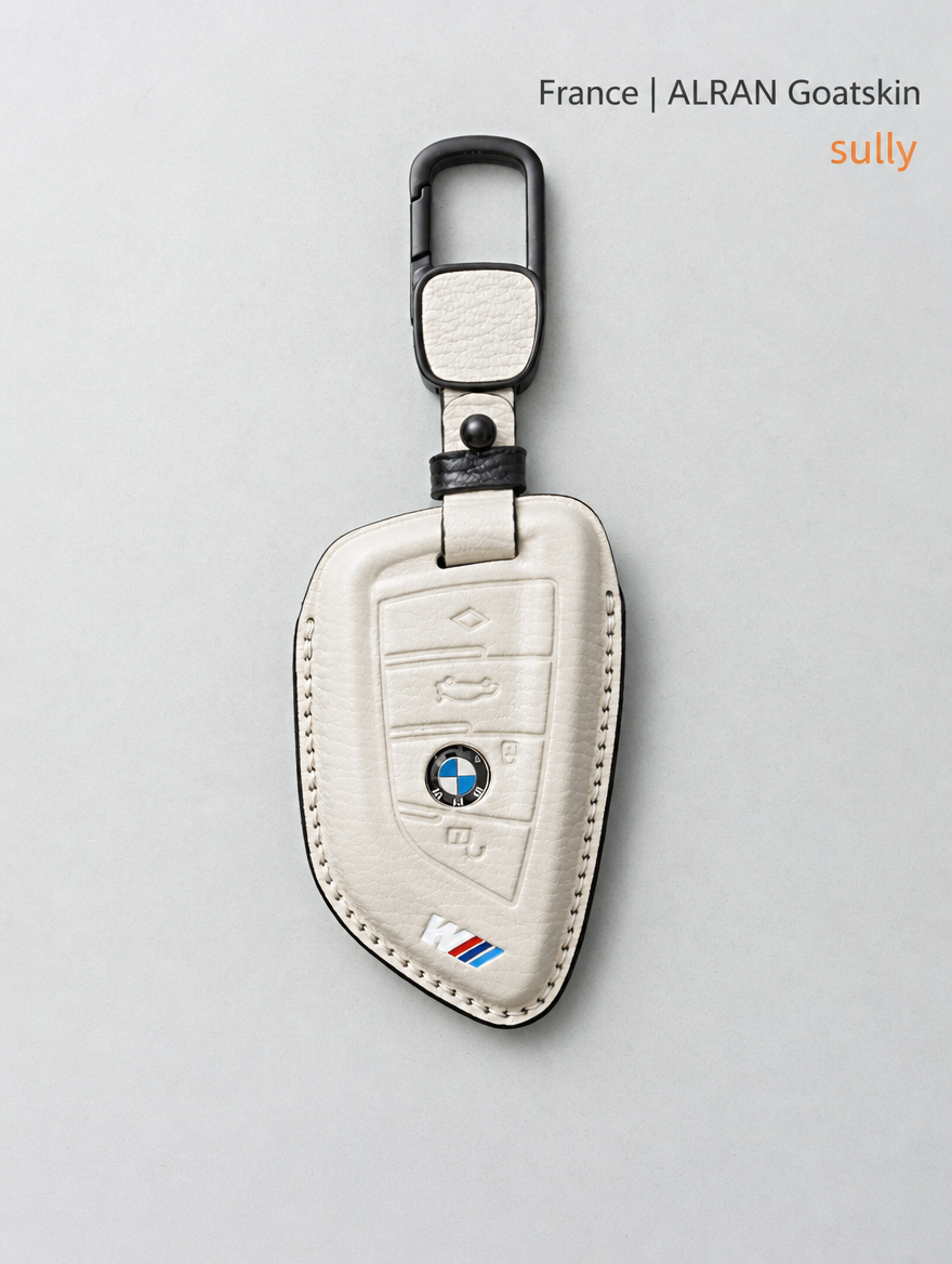 Кожаный чехол для ключа BMW — чехол из овчины с пряжкой