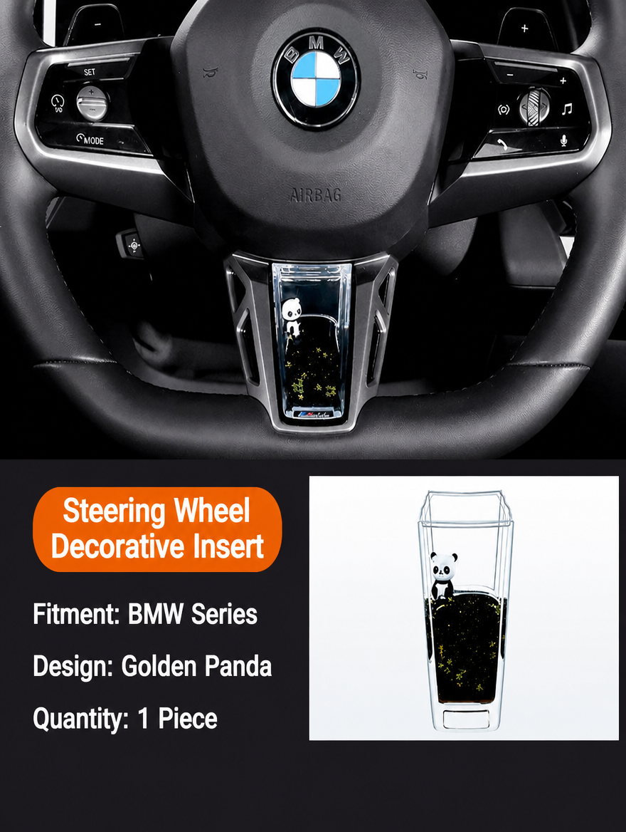 BMW Steering Wheel Liquid Ornament