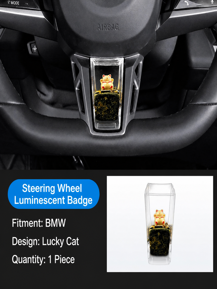 BMW Steering Wheel Liquid Ornament