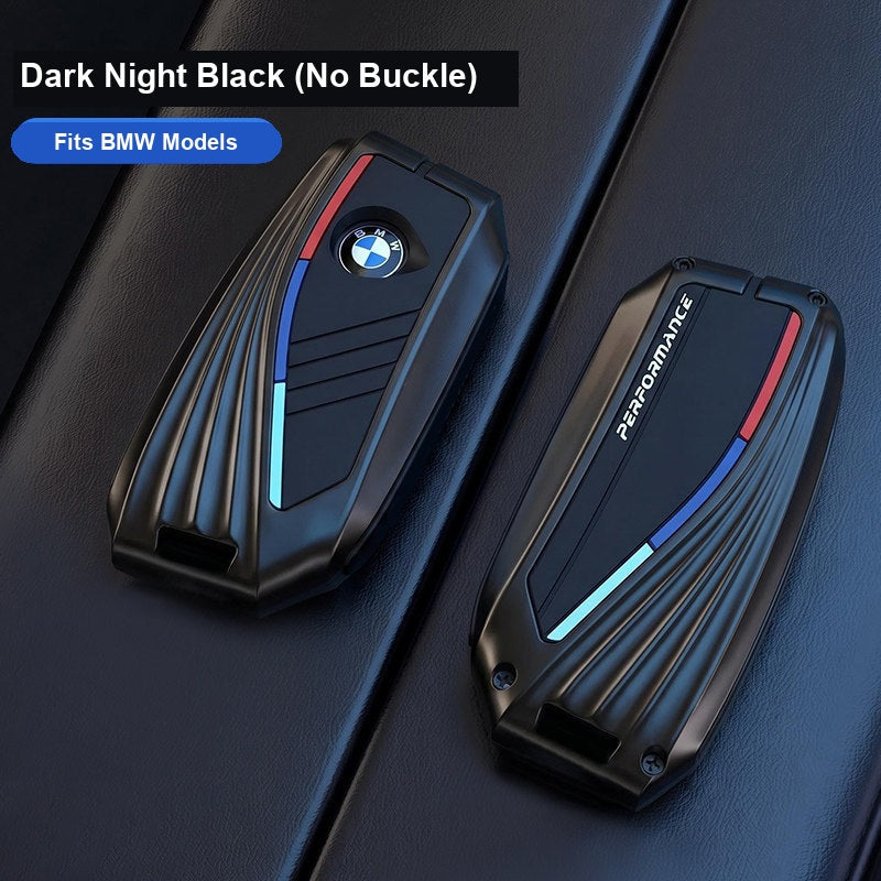 BMW key fob cover Dark Night Black No Buckle