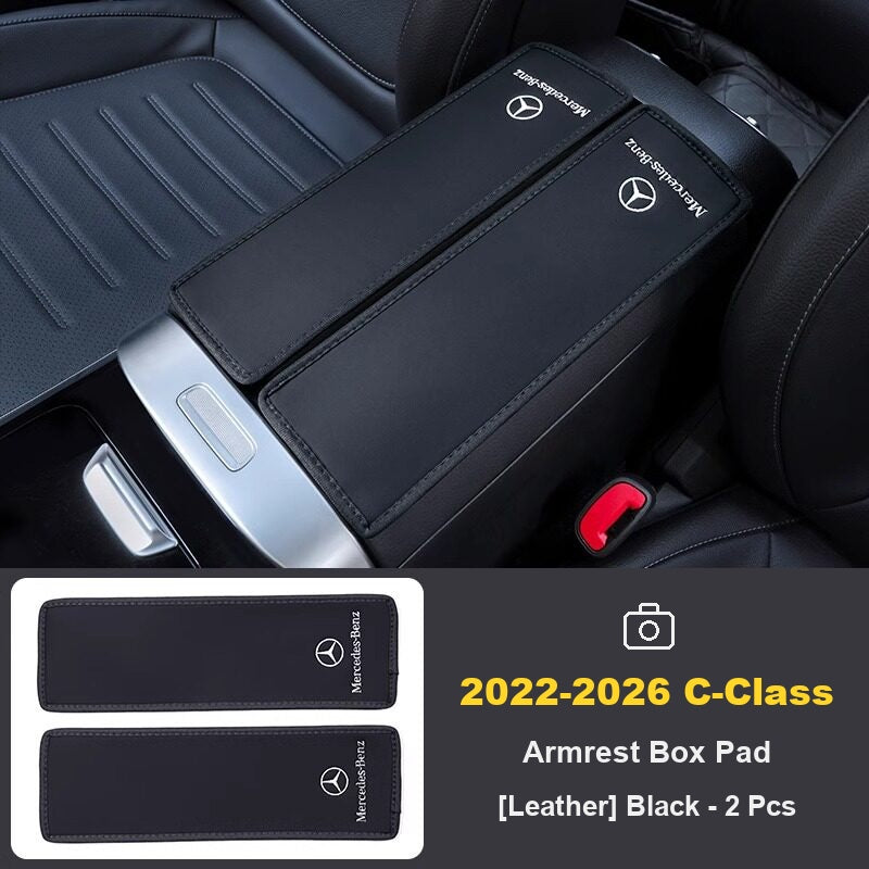 Mercedes-Benz Armrest Box Protector - Leather Interior Trim Cover