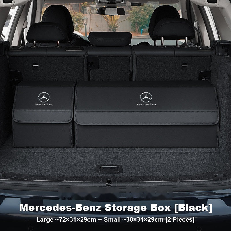 Mercedes-Benz Trunk Storage Box Set – Leather Organizer