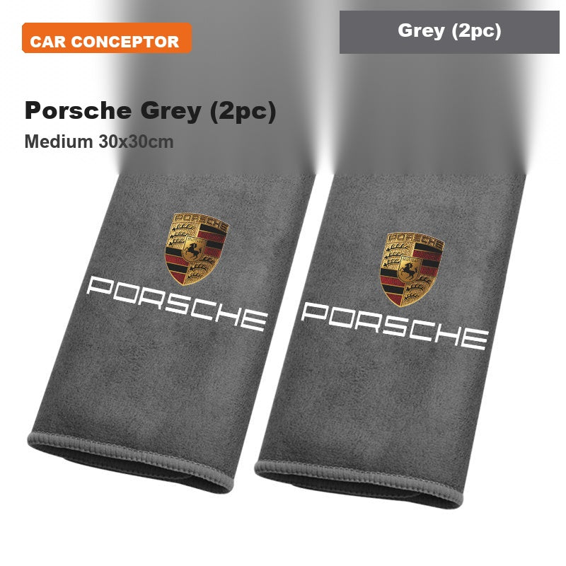 Porsche Deerskin Coral Fleece Towel