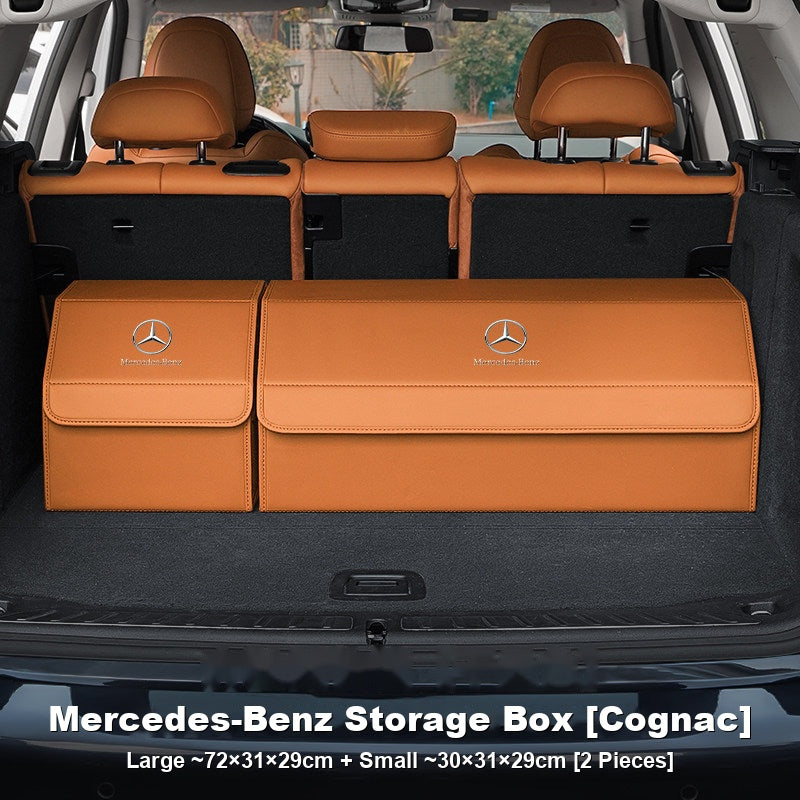Mercedes-Benz Trunk Storage Box Set – Leather Organizer
