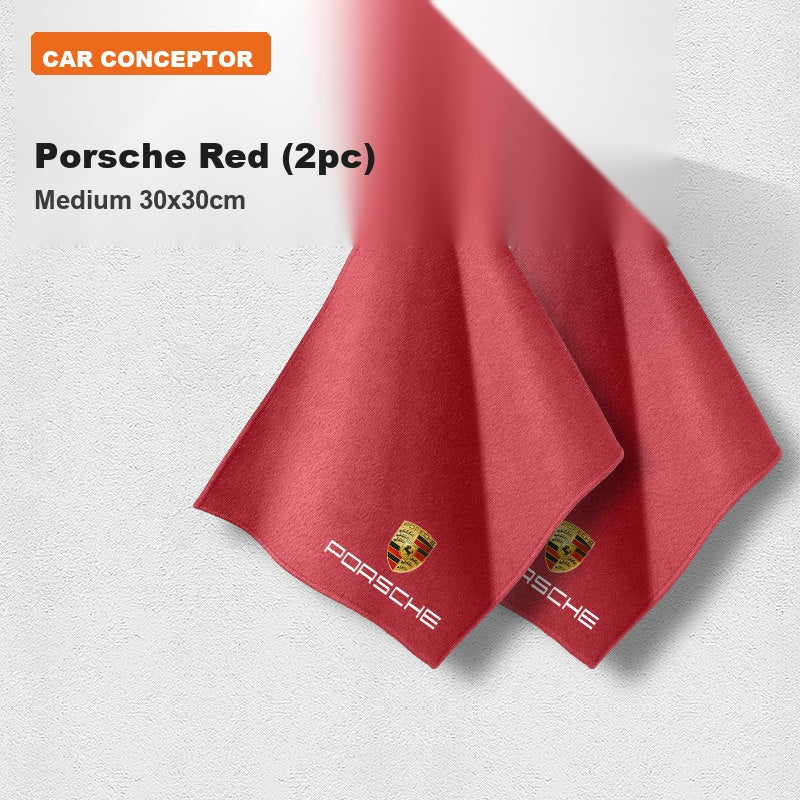 Porsche Deerskin Coral Fleece Towel