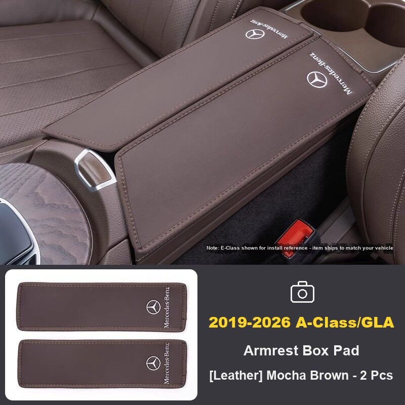 Mercedes-Benz Armrest Box Protector - Leather Interior Trim Cover