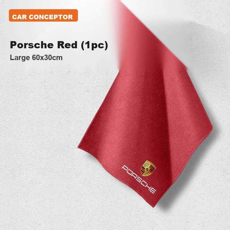 Porsche Deerskin Coral Fleece Towel