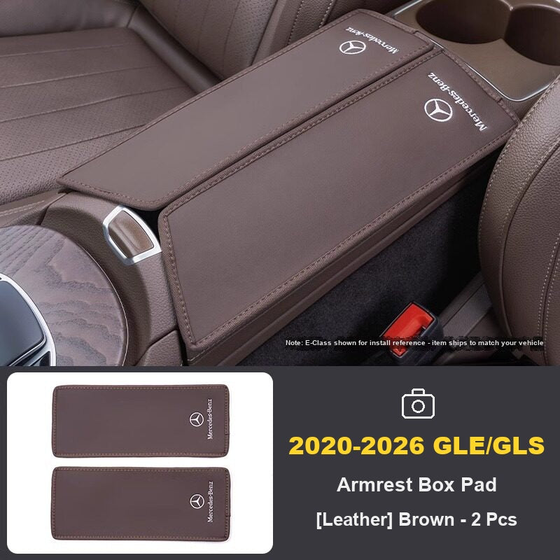 Mercedes-Benz Armrest Box Protector - Leather Interior Trim Cover