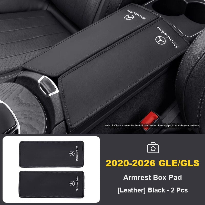Mercedes-Benz Armrest Box Protector - Leather Interior Trim Cover