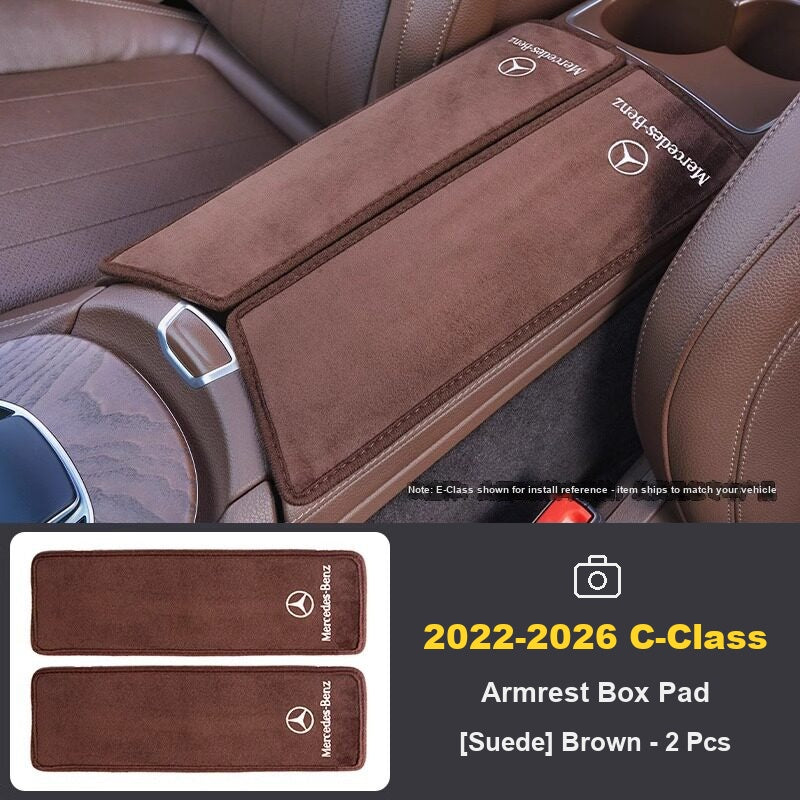 Mercedes-Benz Armrest Box Protector - Leather Interior Trim Cover