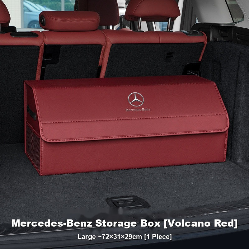 Mercedes-Benz Trunk Storage Box Set – Leather Organizer