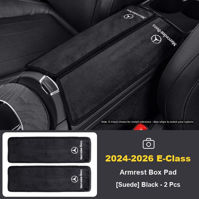 Mercedes-Benz Armrest Box Protector - Leather Interior Trim Cover