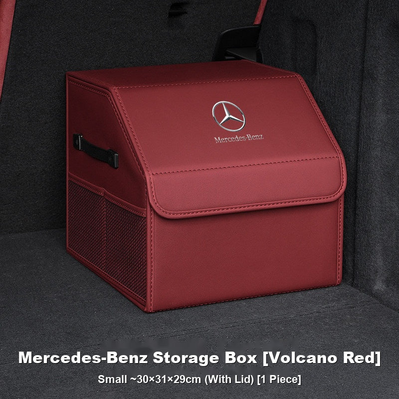 Mercedes-Benz Trunk Storage Box Set – Leather Organizer