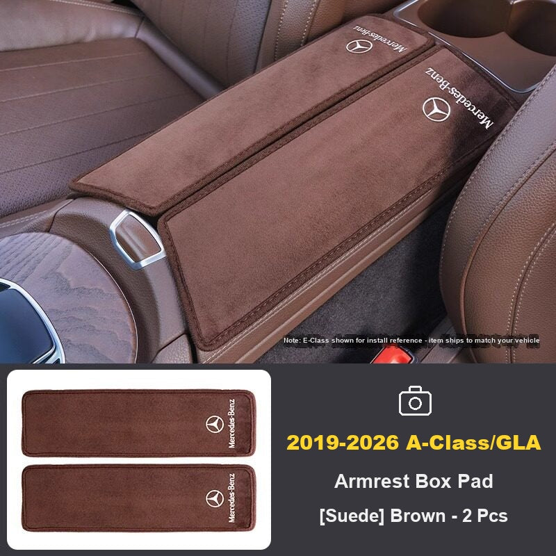 Mercedes-Benz Armrest Box Protector - Leather Interior Trim Cover